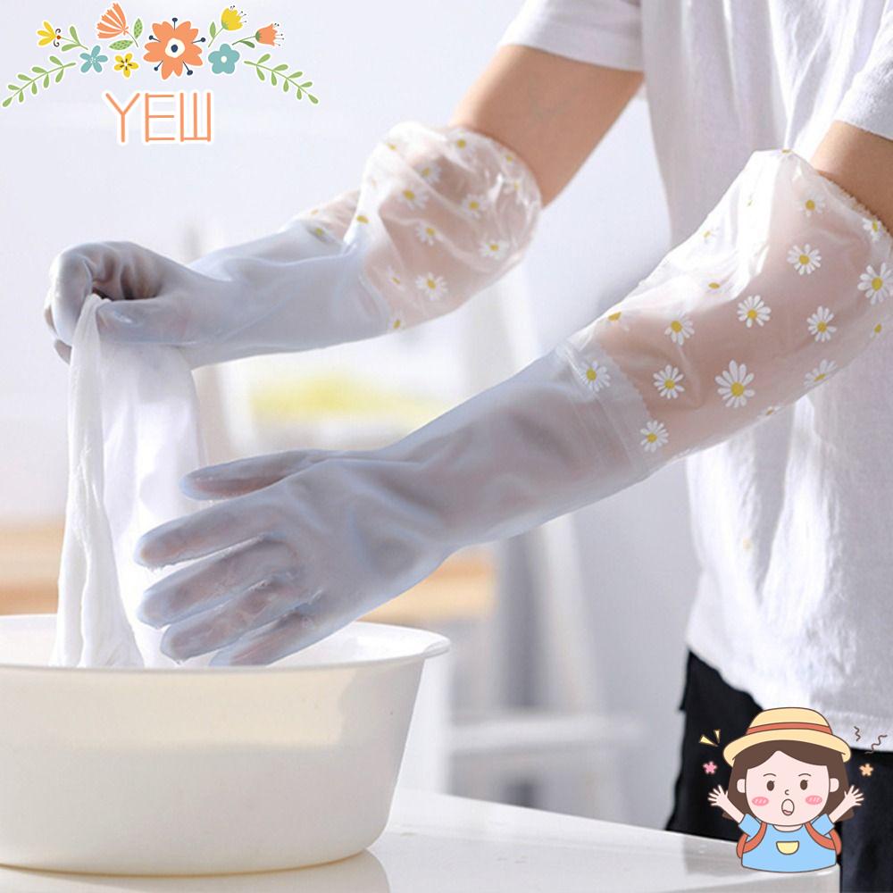 Găng Tay Rửa Chén Dày Dặn Chống Trượt Chống Thấm Nước Tiện