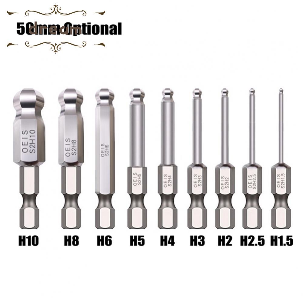 【DREAMLIFE】Hex Bit Alloy Steel Can Easily Suck Screws Driver Bit Electroplating H1.5-H10