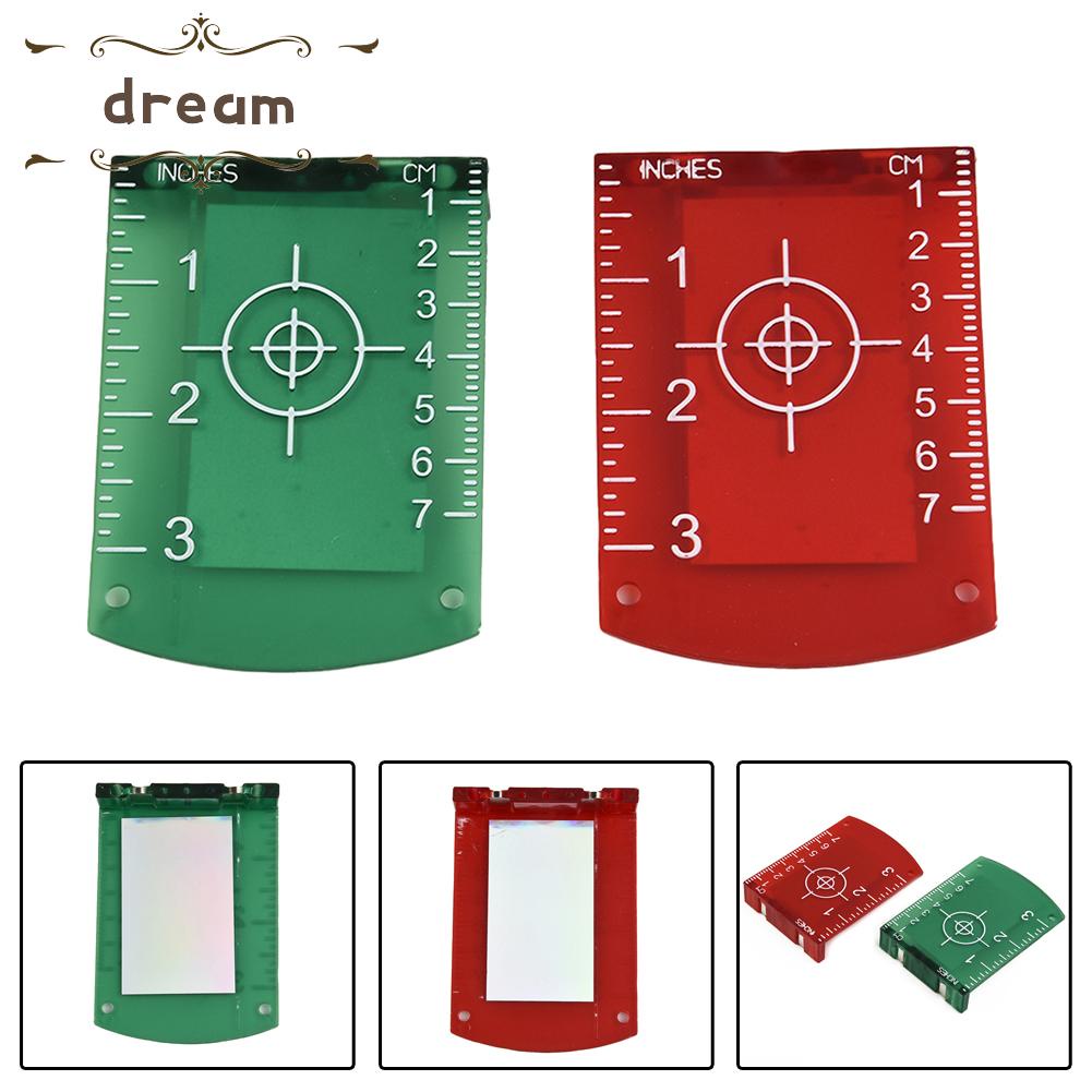 【DREAMLIFE】Target Plate 2pcs Set For Green Red Lase Level Reflective Magnetic Sheet