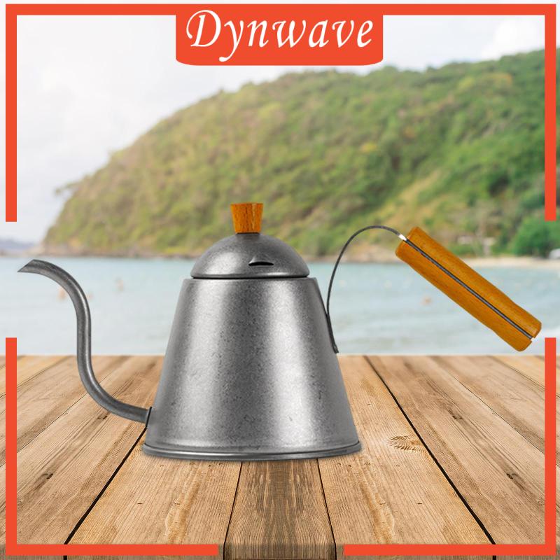 Ấm Đun Nước Có Tay Cầm Bằng Gỗ Tiện Dụng Khi Đi Cắm Trại