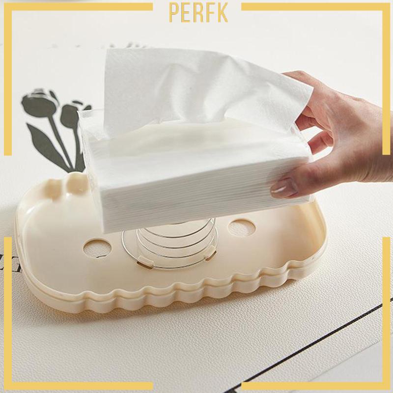 Giá Đỡ Giấy Vệ Sinh Tích Hợp Lò Xo Tiện Dụng Trang Trí Nhà Cửa