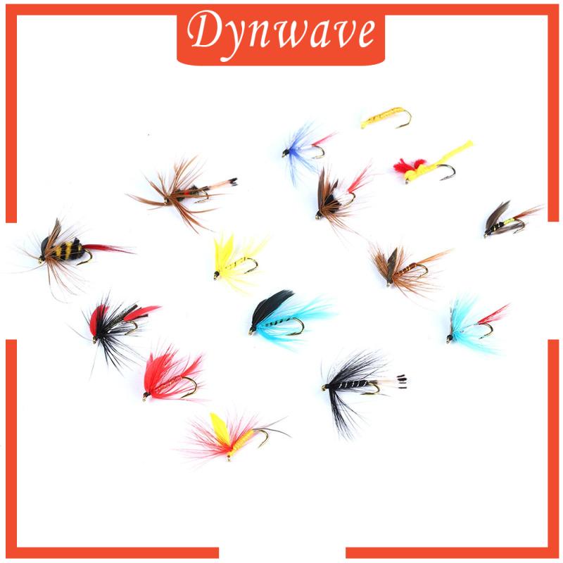 Mồi Câu Cá Giả Ruồi Nhiều Màu Sắc Kèm Hộp Đựng