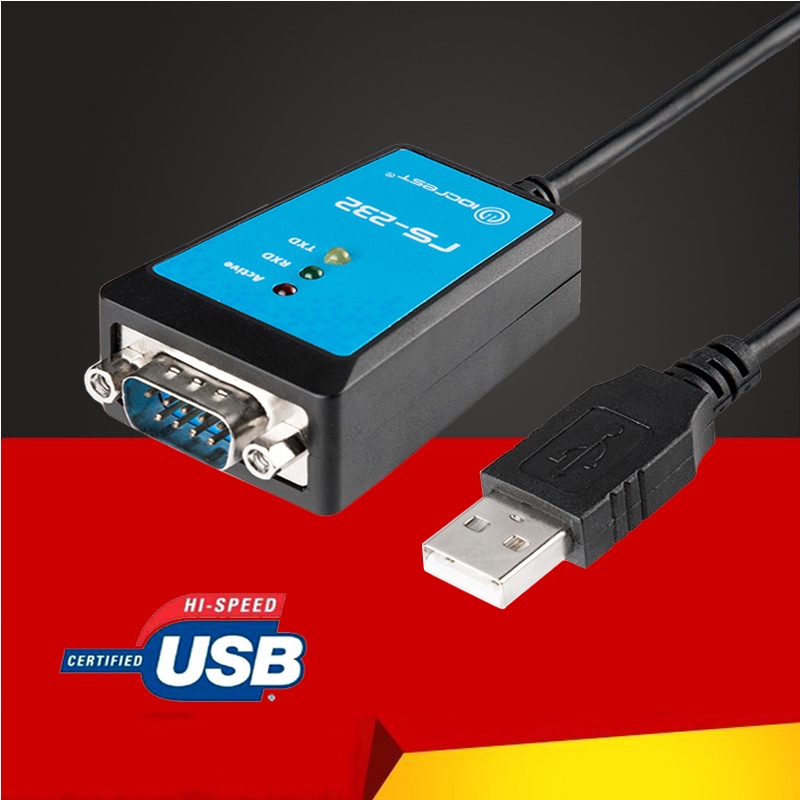 Cổng USB Sang RS232 COM Nối Tiếp DB9 Pin Cáp Adapter FTDI232 Chipset Cho Windows 7 8.1 XP Vista Mac 
