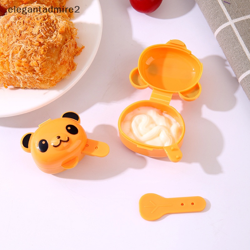 [Gant] Bình Đựng Nước Sốt Dạng Bóp Mini Họa Tiết Gấu Trúc Cà Chua Mật Ong Cho Trẻ Em