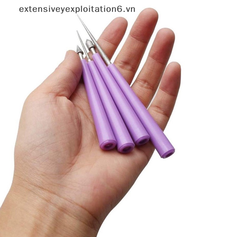 Bộ 4 Dụng Cụ Đục Lỗ Đánh Bóng / Đục Lỗ / Đánh Bóng / Gốm Sứ / Kim Cương