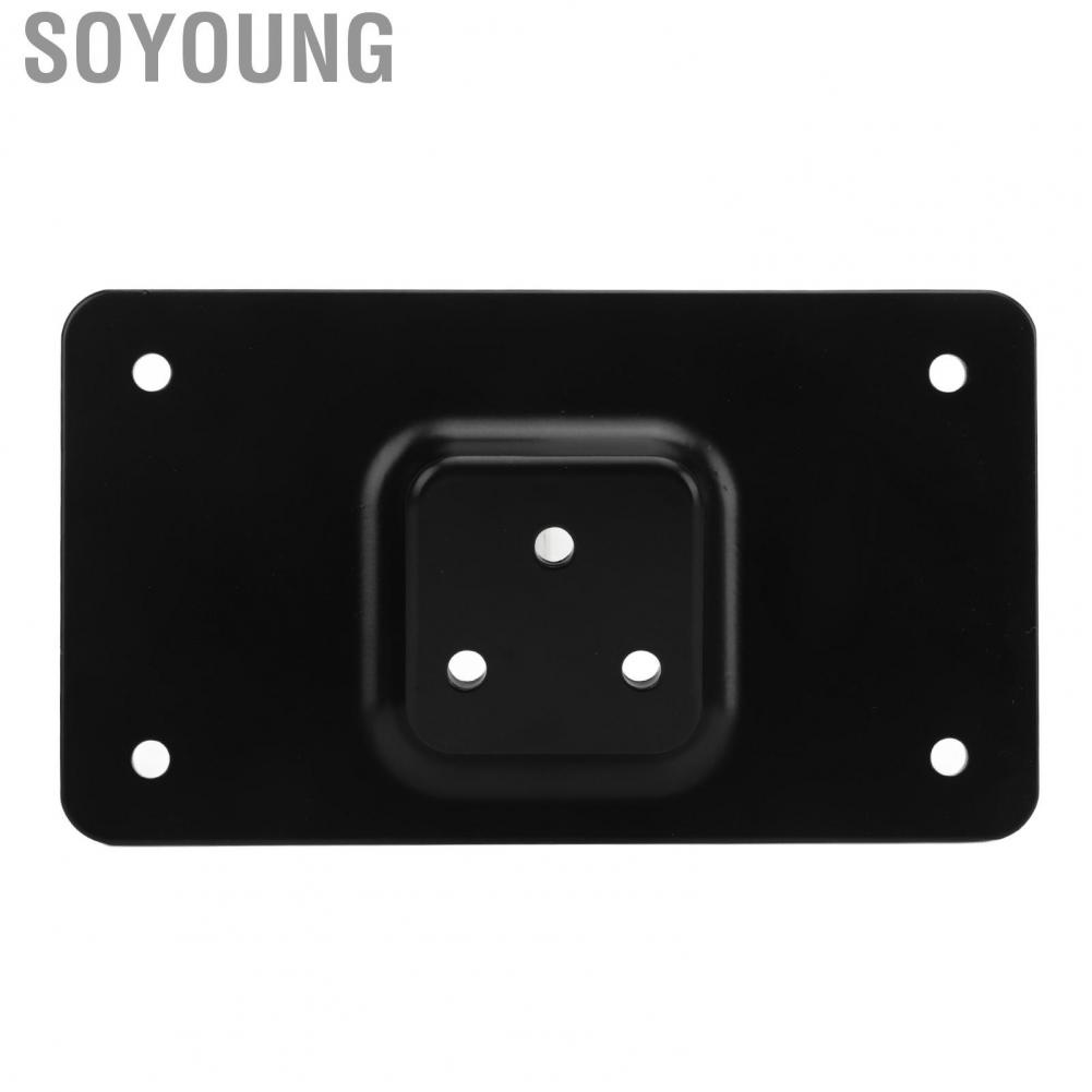 Soyoung Laydown License  Mount Easy Installation 3 Holes Mounting for Motorbike
