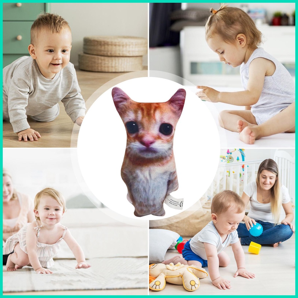 Mèo Nhồi Bông Mềm Mại Dễ Thương