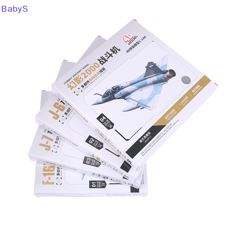Đồ Chơi Lắp Ráp Máy Bay Chiến Đấu 4D J6 J7 F16 Tỉ Lệ 1: 144
