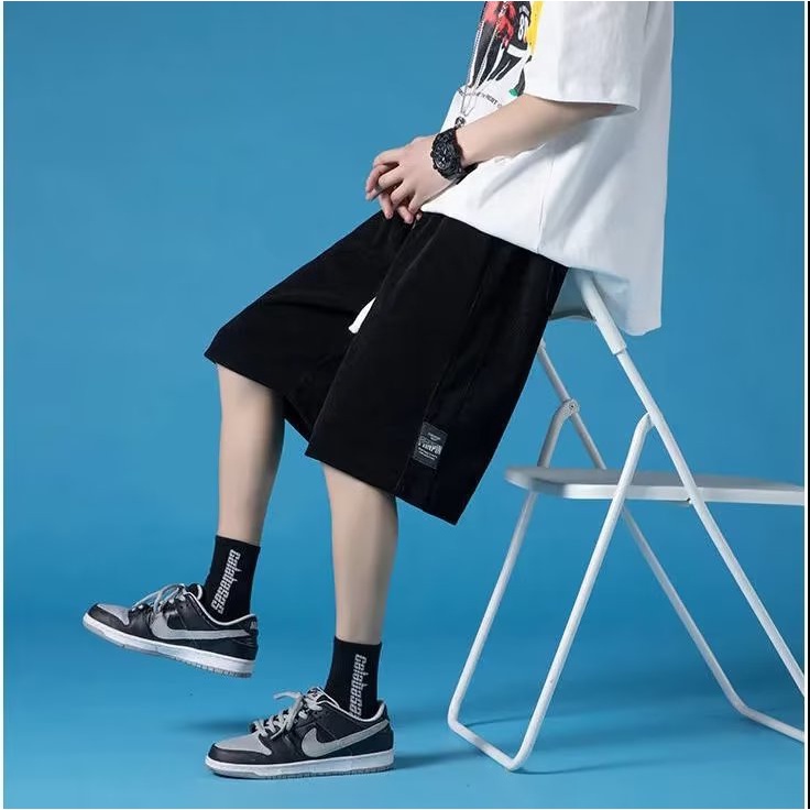 Quần Short Thể Thao 5 Tấc Dáng Rộng Phong Cách Đường Phố Thời Trang Mùa Hè Cho Nam