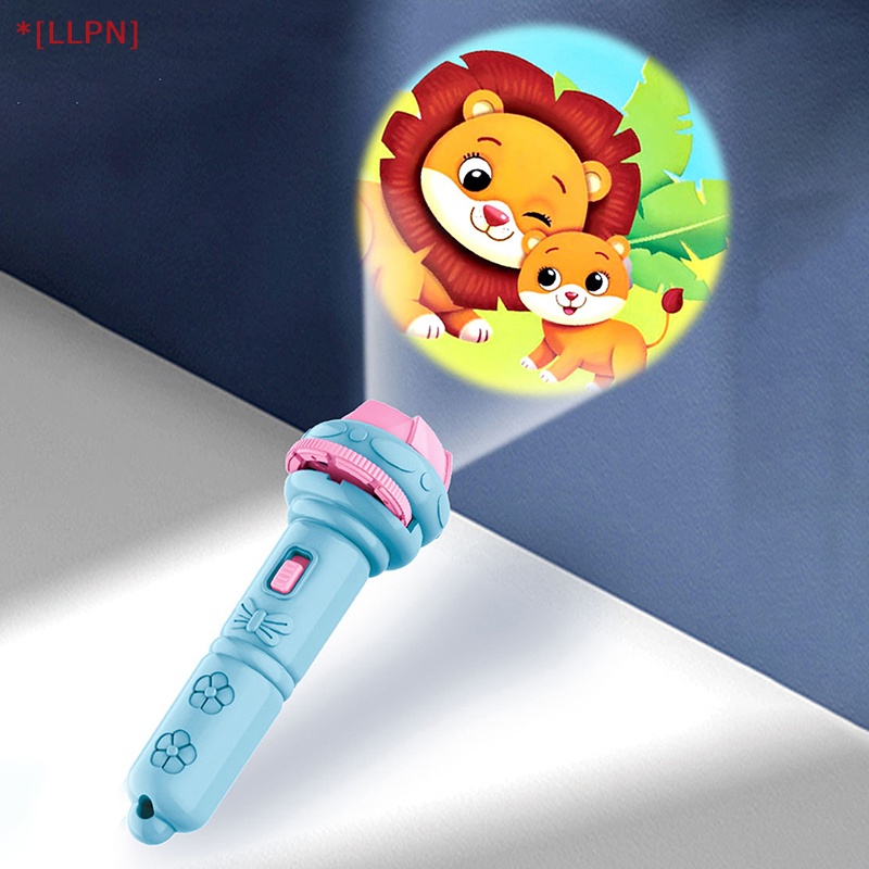 Đèn Pin Chiếu Hoạt Hình 10 Thẻ 80 Họa Tiết Sáng Tạo Dành Cho Trẻ Em