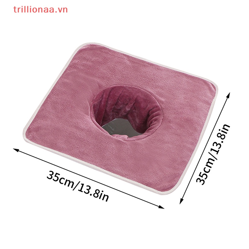 Khăn Trải Bàn Mát Xa Làm Đẹp 35 * 35cm Có Lỗ
