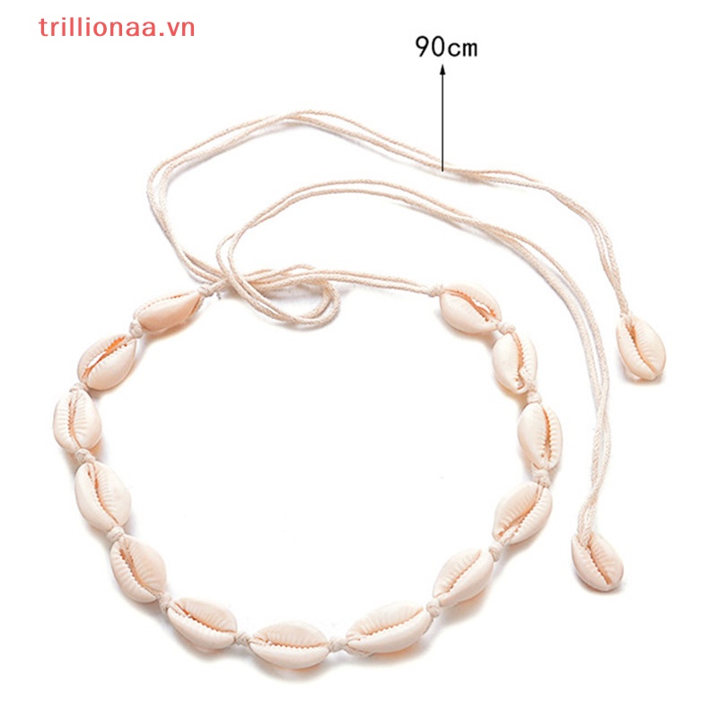 Vòng Cổ Choker Đính Vỏ Sò Phong Cách Bohemian Thời Trang Đi Biển Cho Nữ VN