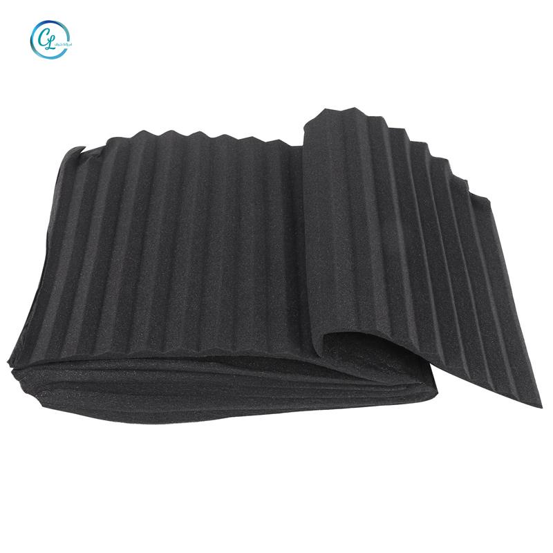 12 Miếng Xốp Cách Âm Màu Đen 2.5X30X30Cm