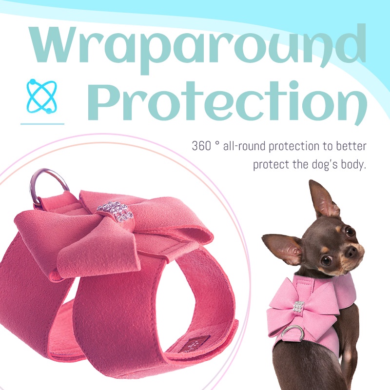 HamshMoc Bộ Dây Dắt Chó Đi Dạo Mềm Mại Gọn Nhẹ Tháo Gỡ Nhanh Có Thể Điều Chỉnh