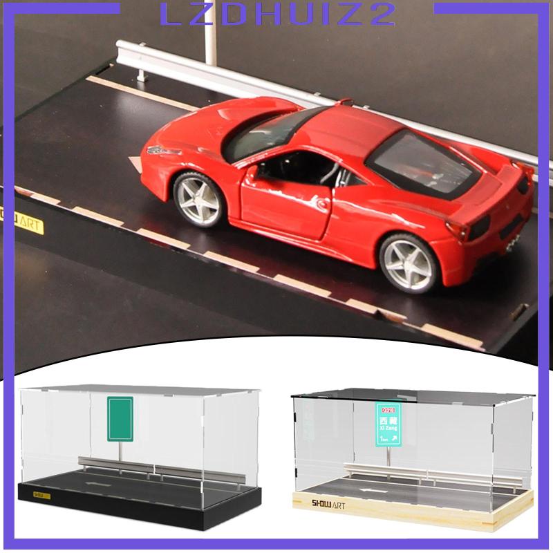 Hộp Acrylic Trong Suốt Trưng Bày Đồ Chơi Xe Hơi 32 Ngăn Đứng Chống Bụi