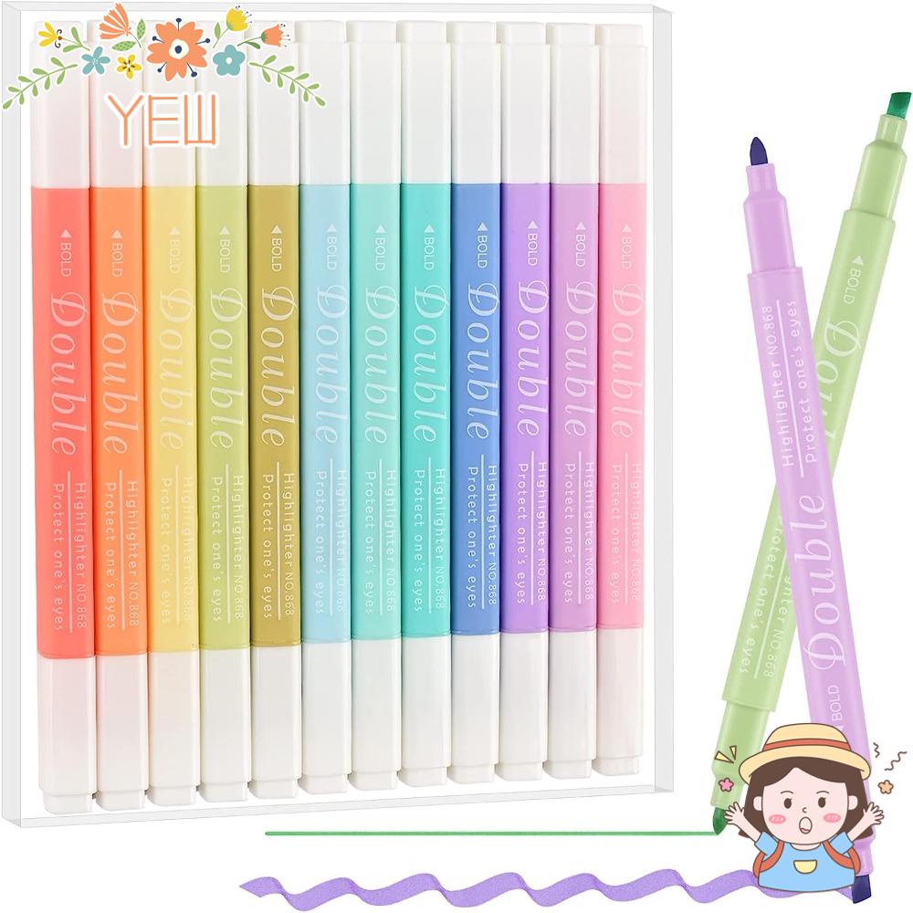 Giấy Ghi Chú Bằng Nhựa Nhanh Khô 12 Màu 12 Màu Tiện Lợi