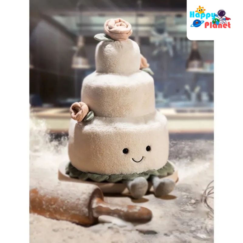 Hàng Có Sẵn Giao Hàng Miễn Phí Đồ Chơi Búp Bê Nhồi Bông Hình Bánh Kem Nhỏ Tiktok Quà Tặng Sinh Nhật Bạn Gái / Lễ Cưới Dễ Thương Sáng Tạo Phong Cách