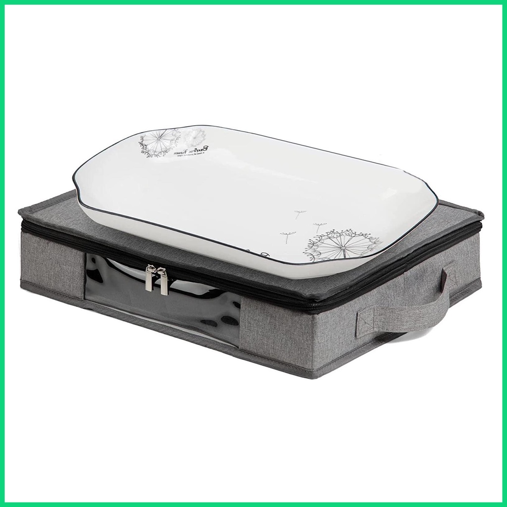 Khay Đựng Chén Đĩa 17X13X3 Trong Suốt Tiện Dụng Cho Nhà Bếp