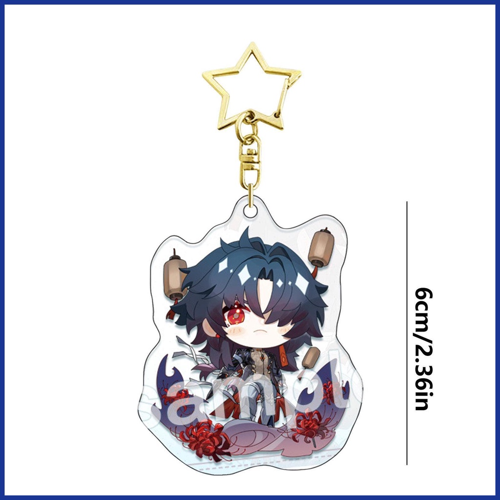 Móc Khóa Hai Mặt Họa Tiết Hoạt Hình Anime