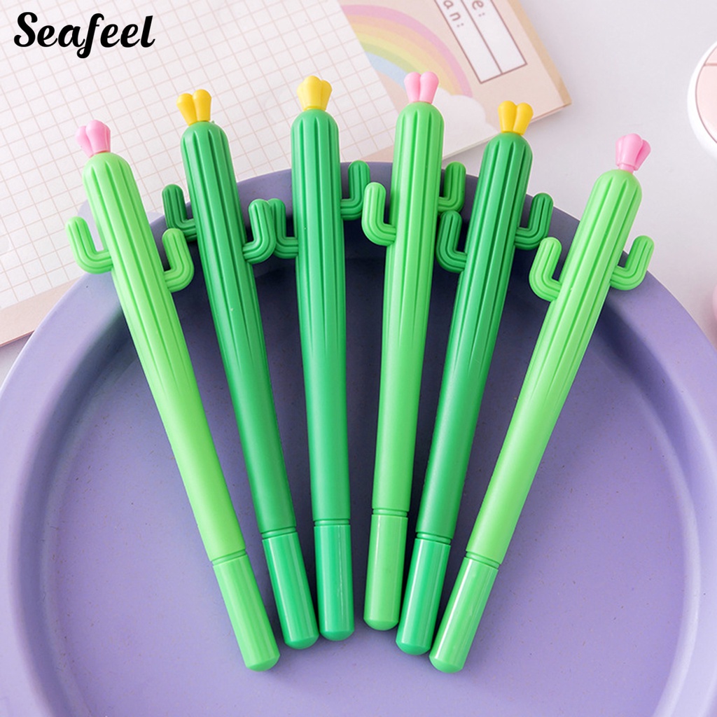 Set 10 Bút Mực Gel Bằng Nhựa Khô Nhanh Sáng Tạo
