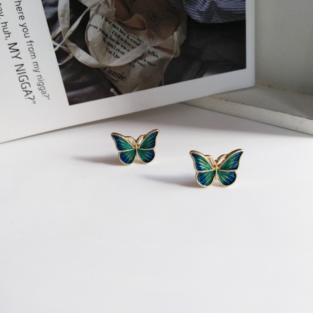 Đôi Khuyên Tai Hình Bướm Vintage Thời Trang Cho Nữ