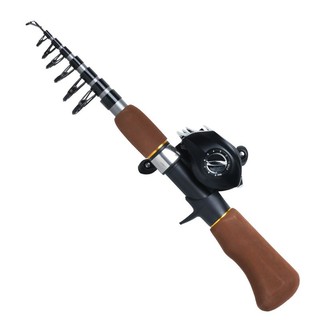 [Nhỏ] Cần Câu Cá Mini Siêu Ngắn Thu Gọn Được