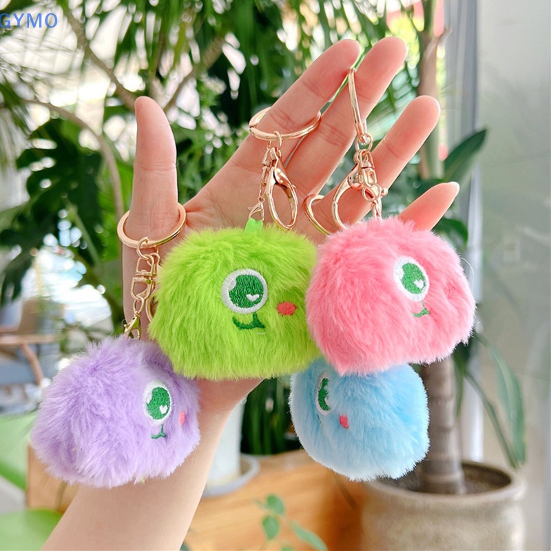 Móc Khóa Hình Quái Vật Mắt To Nhồi Bông Dễ Thương Sáng Tạo