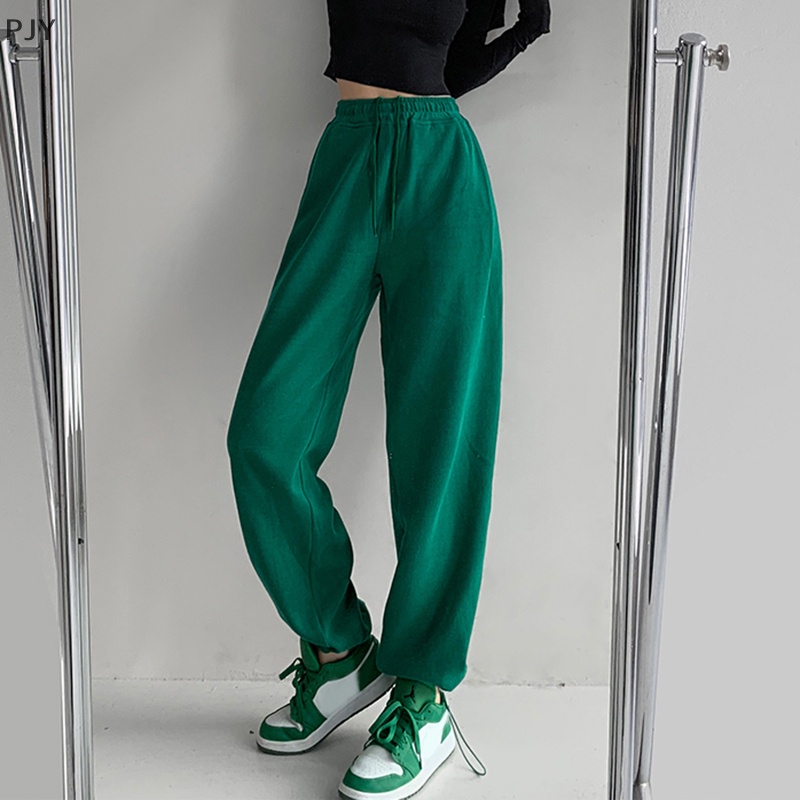 Quần Baggy Y2k Lưng Cao Ống Rộng Thời Trang Hàn Quốc