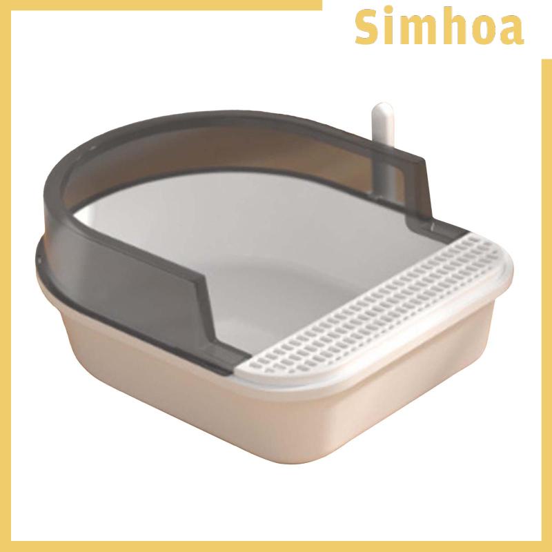 Hộp Đi Vệ Sinh Chống Văng Nước Cho Mèo Dễ Lau Chùi