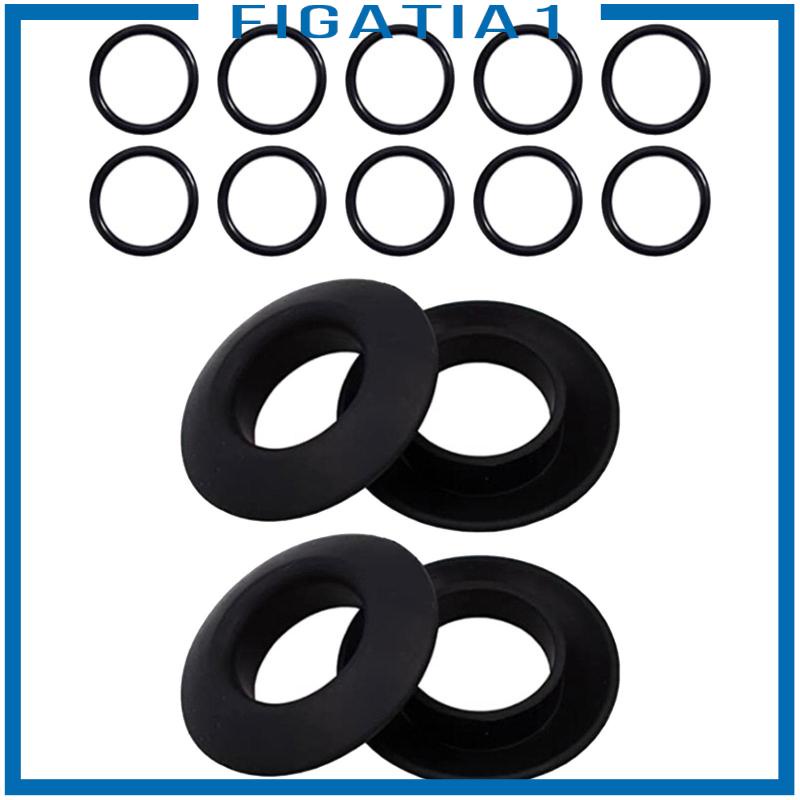 Set 4 Vòng Đệm Bằng PVC Bền Bỉ Bảo Vệ Mái Chèo Thuyền Kayak / Ca Nô