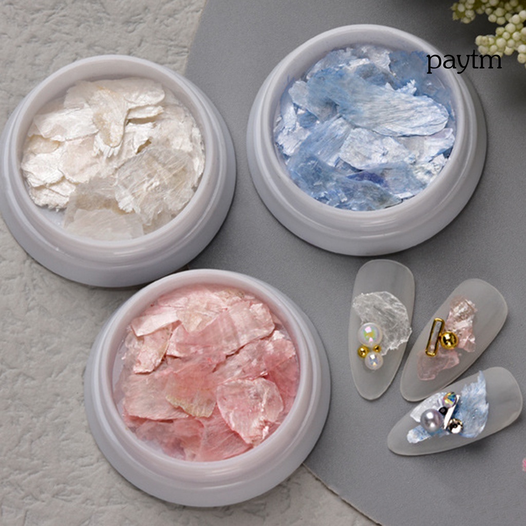 1 Hộp Phụ Kiện Trang Trí Móng Tay Hình Vỏ Sò Tự Nhiên Quyến Rũ Dành Cho Nữ