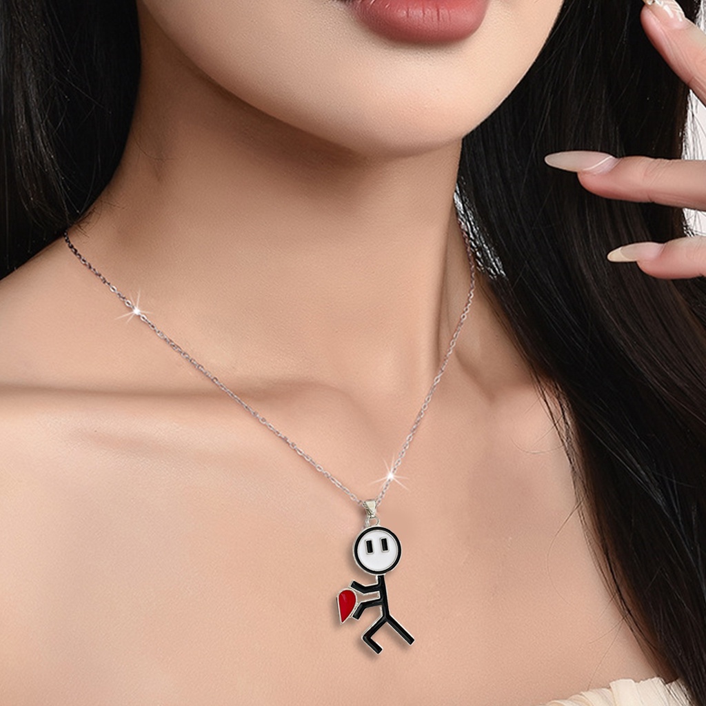 1 Cặp Mặt Dây Chuyền Nam Châm Thiết Kế Sáng Tạo Dễ Phối Đồ Dành Cho Cặp Đôi