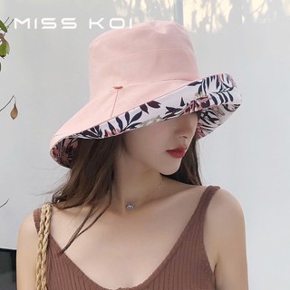 Nón Tai Bèo Vành Rộng Hai Mặt Chống Nắng Chống Tia Cực Tím Phong Cách Hàn Quốc Thời Trang Mùa Hè Mới Cho Nữ