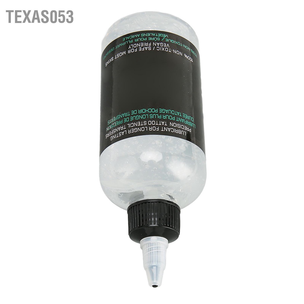 Texas053 Dung dịch chuyển hình xăm 250ml Hoạt động an toàn dễ dàng Thân thiện với da Gel truyền nhiệt cho thợ