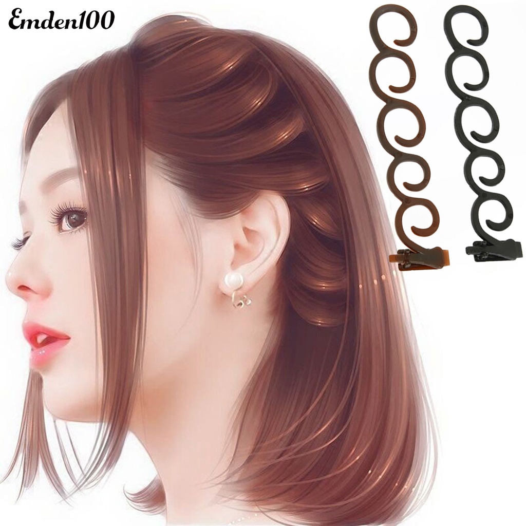 Set 2 Kẹp Xoắn DIY Nhỏ Gọn Có Thể Tái Sử Dụng