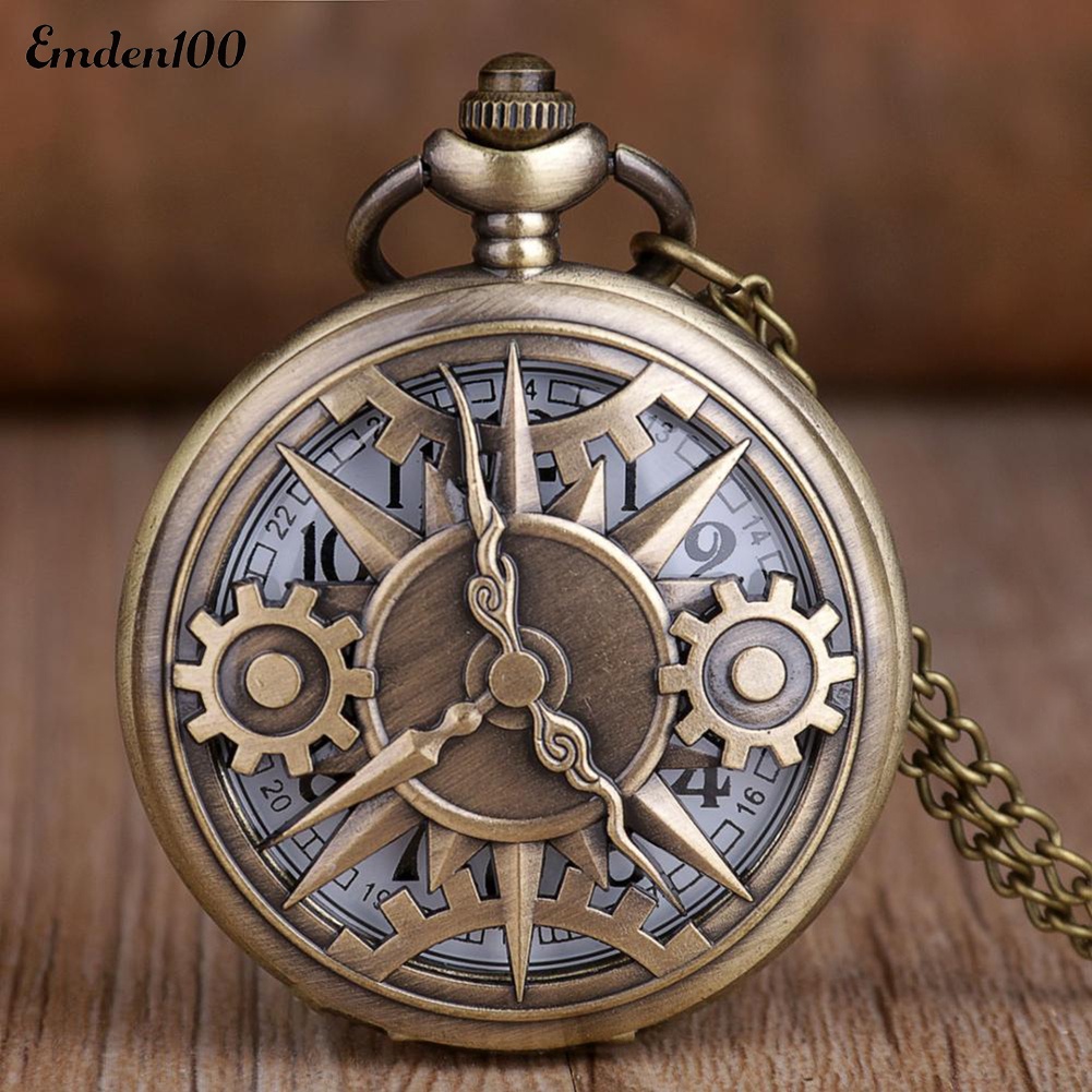 Vòng cổ Hình Đồng Hồ Quả Quýt Phong Cách Vintage