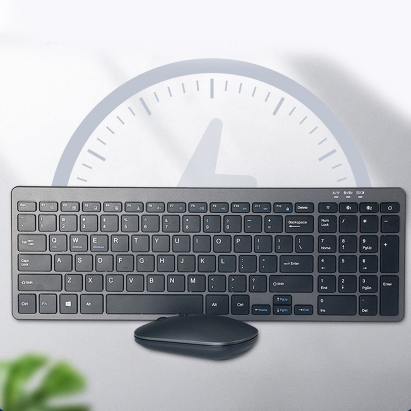 Bộ Bàn Phím Và Chuột Bluetooth Không Dây 2 4GHz