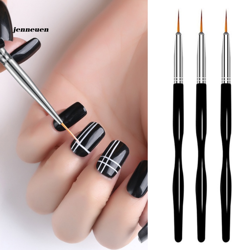 Set 3 Bút Vẽ Trang Trí Móng Nghệ Thuật Chống Mài Mòn