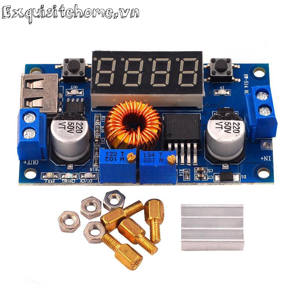 Bảng Mạch Chuyển Đổi Nguồn Điện 5A MAX Với Cổng USB 5-28V 5A