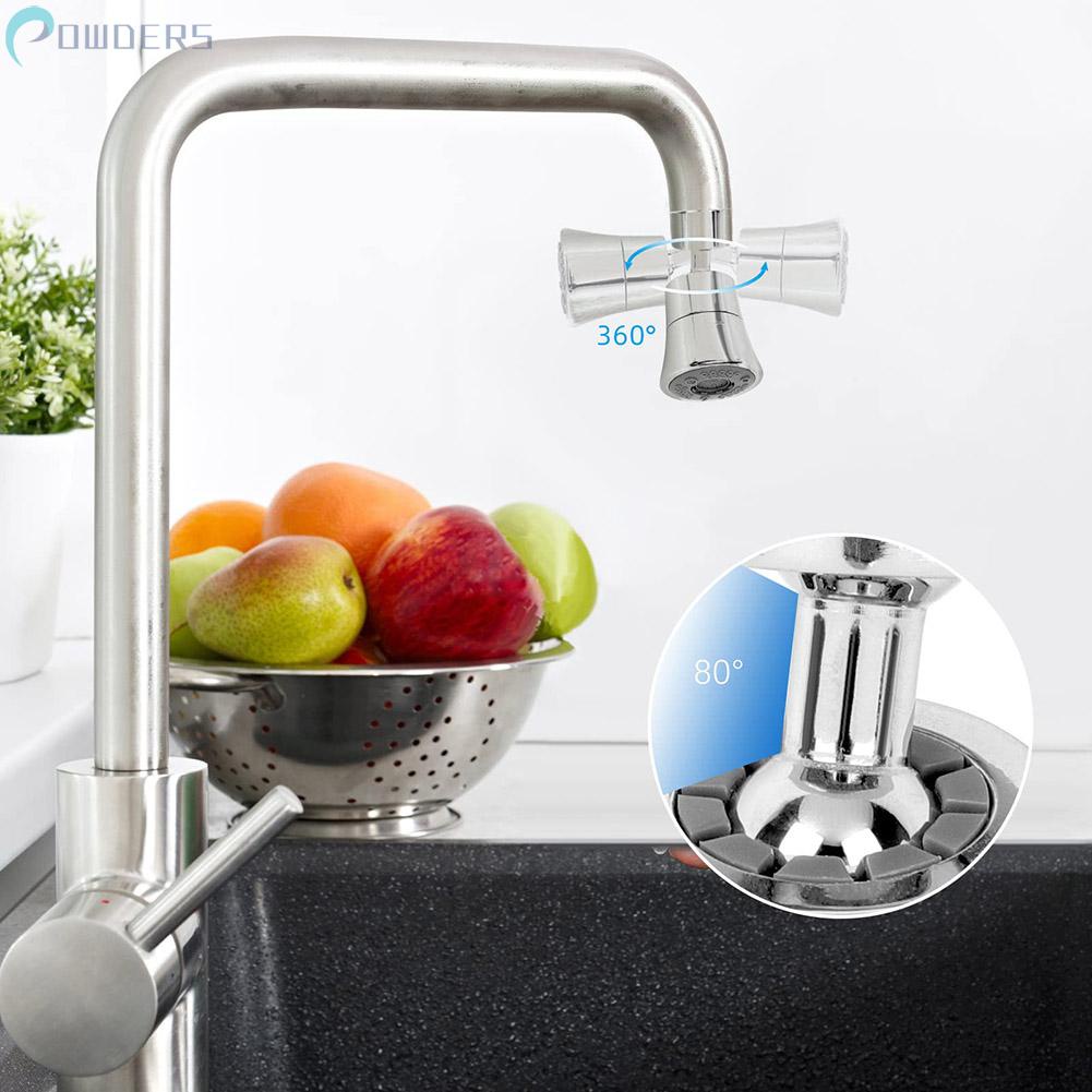 Vòi Nước Bồn Rửa Xoay 360 Độ Tiện Dụng°Đầu Vòi Xịt Nước Bằng Đồng Thau Chống Mòn Tiện Dụng