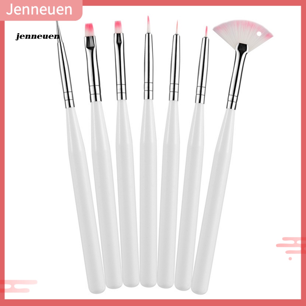 Set 7 Bút Vẽ Móng Nghệ Thuật Với Lông Cọ Mềm Mại Dành Cho Nữ