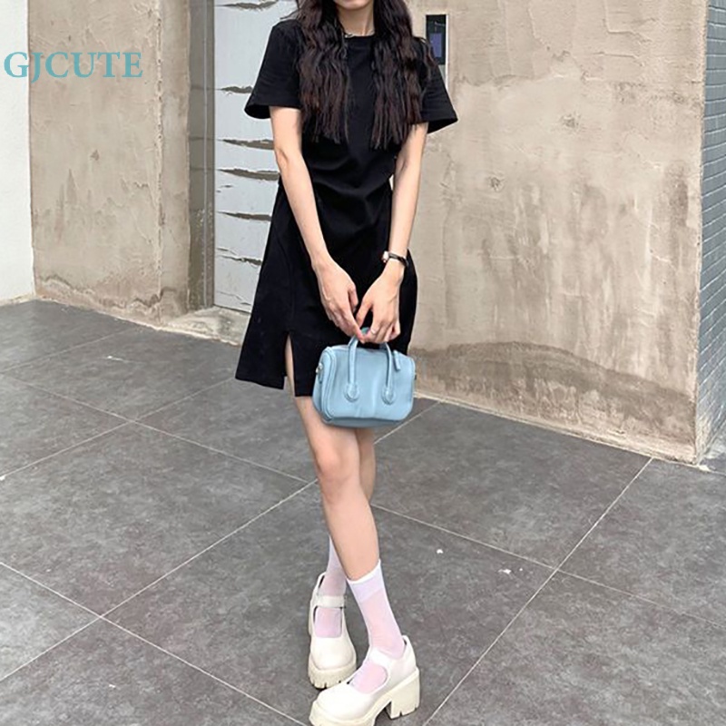 Đầm Mini Màu Trơn Thời Trang Mùa Hè Cho Nữ