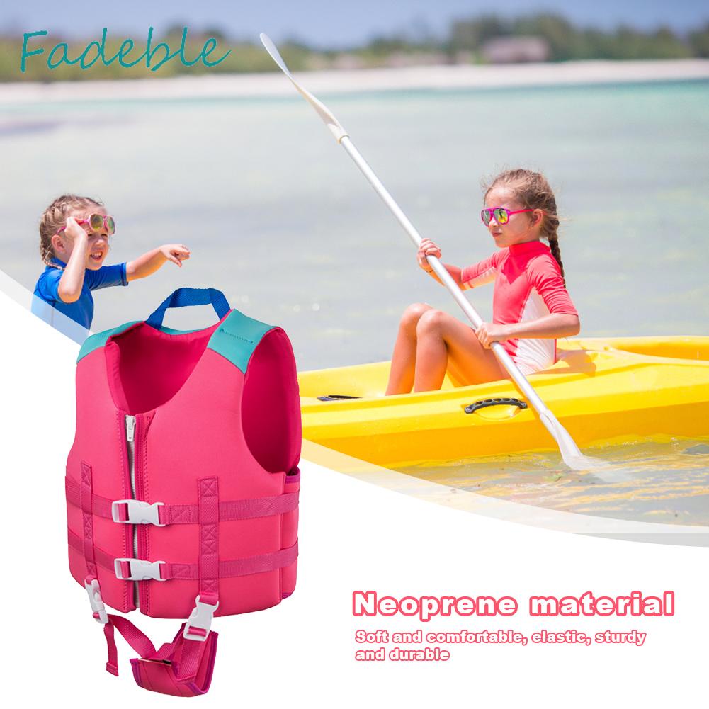 Áo Phao Cứu Hộ Chất Liệu Cao Su Tổng Hợp Thoáng Khí Cho Bé Tập Bơi