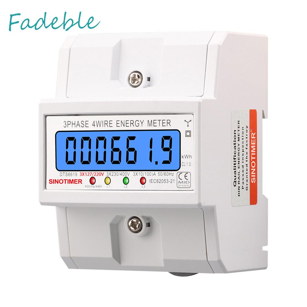 Đồng Hồ Đo Năng Lượng Điện 3 Pha 4 Dây 100A