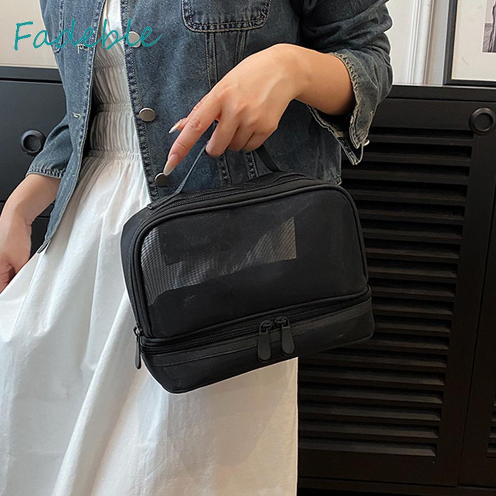 Túi Lưới Nylon Đựng Mỹ Phẩm Tiết Kiệm Không Gian Tiện Dụng Cho Gia Đình / Văn Phòng