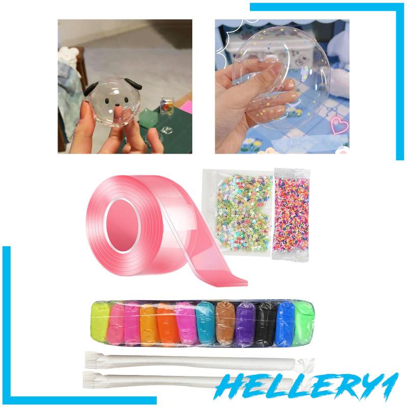 Cuộn Băng Keo Hai Mặt 1M Dùng Làm Đồ Thủ Công Cho Bé