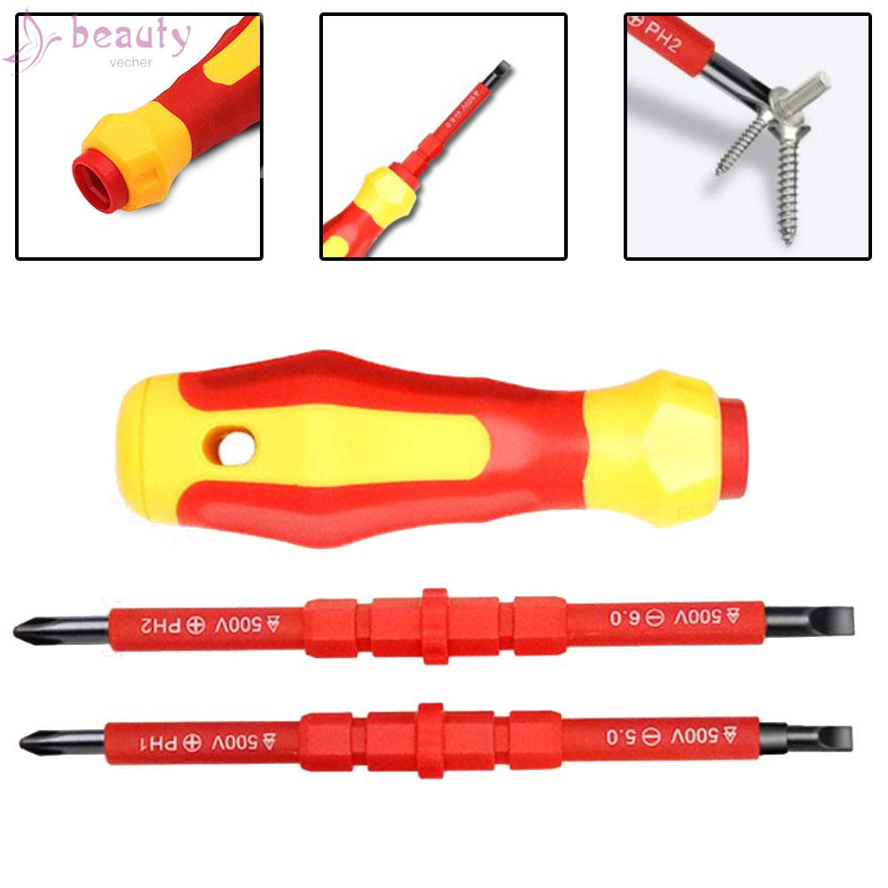 Bộ 3 Tua Vít Thép Vanadium Chrome Chữ Thập Đa Chức Năng