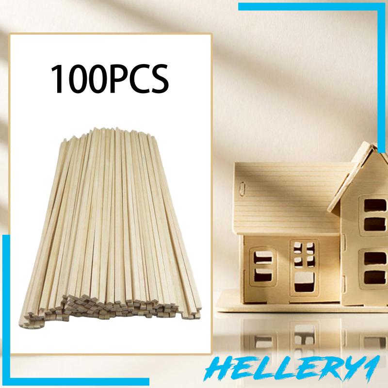 Set 100 Que Gỗ Chưa Hoàn Thiện Trang Trí Nhà Cửa