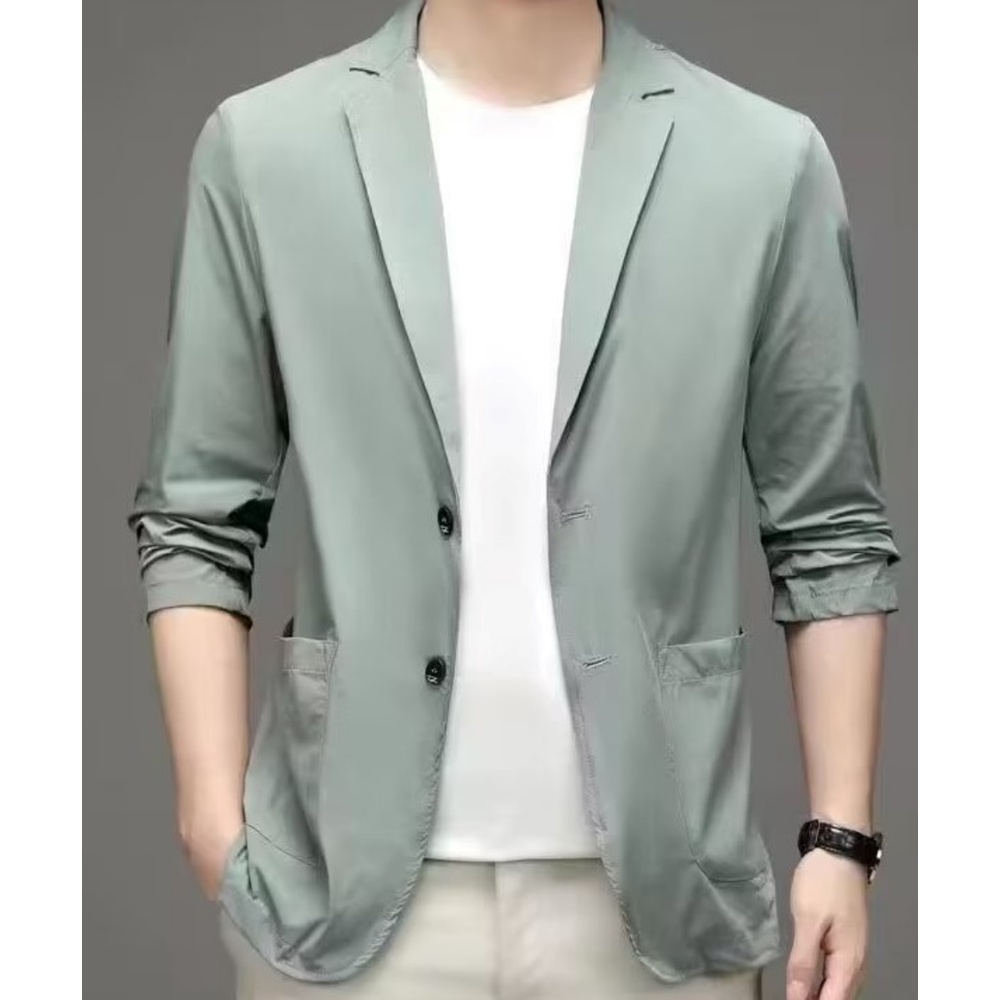 Áo Khoác Blazer Siêu Mỏng Thời Trang Xuân Thu Cho Nam