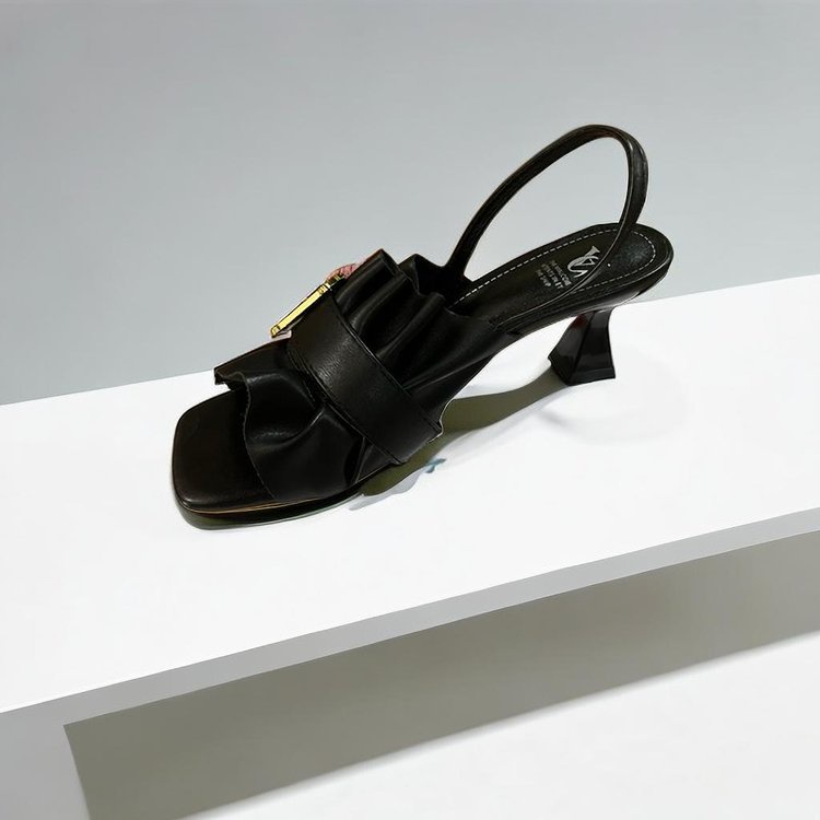 Giày Cao Gót Mũi Vuông Thiết Kế Mới Thời Trang Dành Cho Nữ